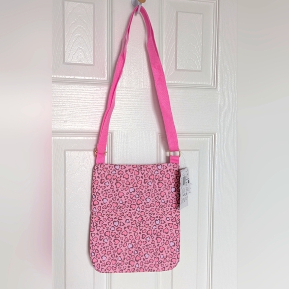 NWT Hello Kitty Pink Leopard Print Kids/Girls/Teens Crossbody Bag/Purse - Picture 5 of 16